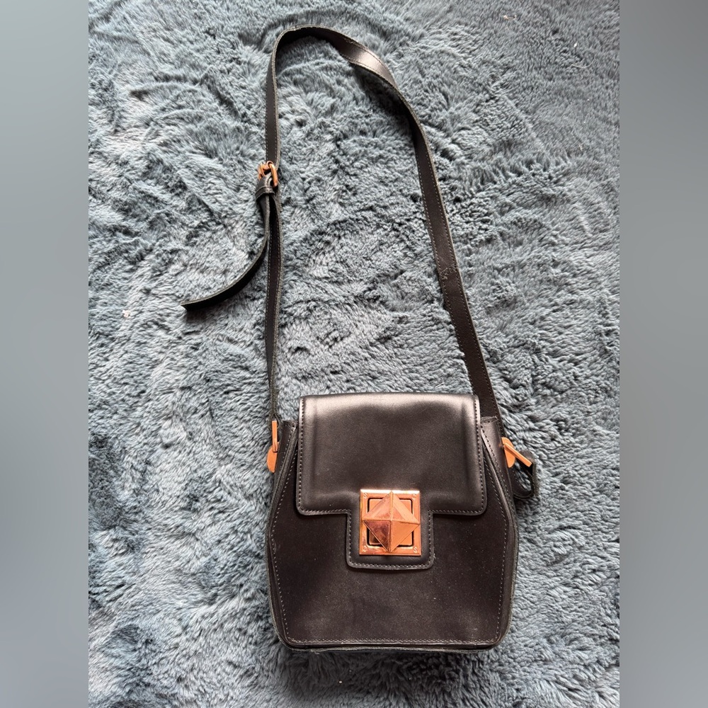 TOPSHOP REAL LEATHER crossbody